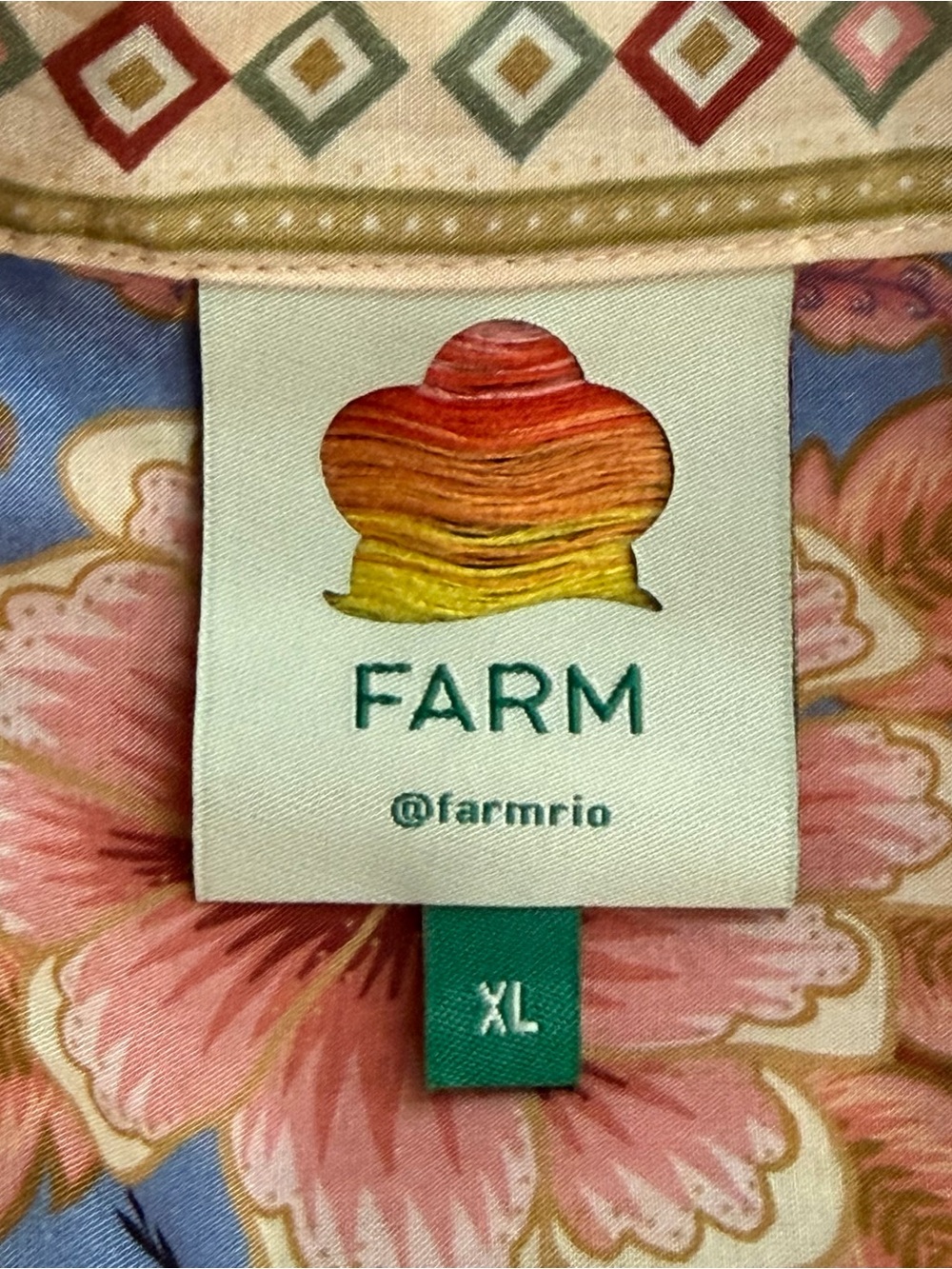 Farm Rio | Super Bloom Tapestry Blouse New - Picture 7 of 11